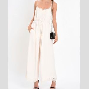Zimmermann Sleeveless Lace Jumpsuit